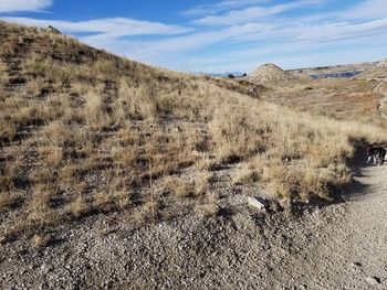 View of landscape against sky