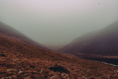 Scenic view of landscape against sky