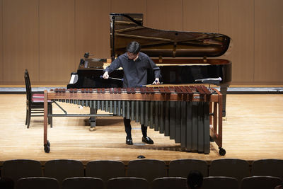 Man playing marimba