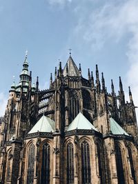 Low angle view of cathedral against sky