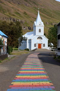 View of church