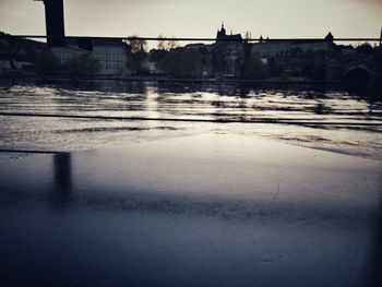 Built structure in water