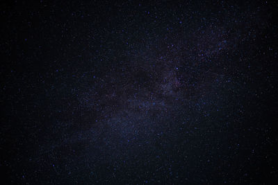 Low angle view of star field at night