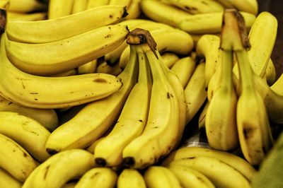 Close-up of bananas in market