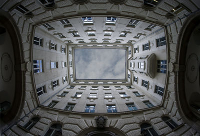 Low angle view of historical building