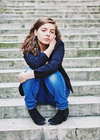 Portrait of a beautiful young woman