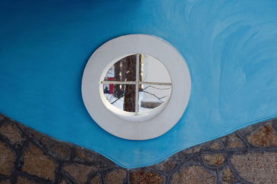 High angle view of swimming pool