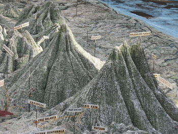 High angle view of a valley