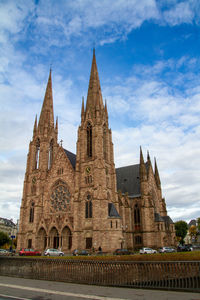 Cathedral of historic building against sky