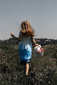 Beautiful woman standing on ground