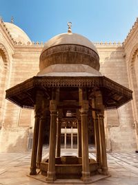 Low angle view of historic building in egypt