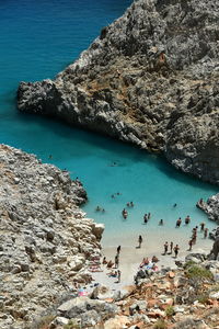 Seitan limani beach in crete