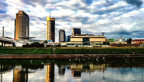 River with buildings in background