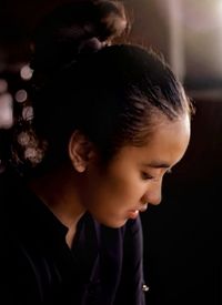 Close-up portrait of a boy