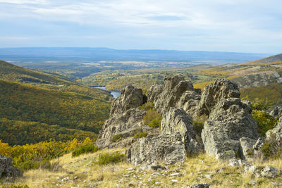 Scenic view of landscape against sky