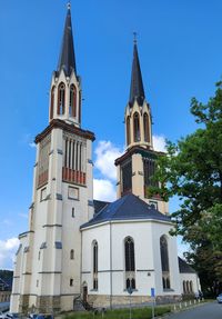 Low angle view of church