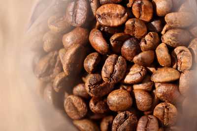 Close-up of coffee beans