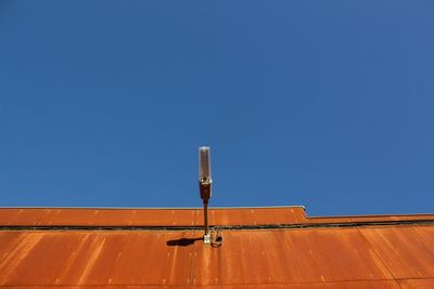 Built structure against clear blue sky