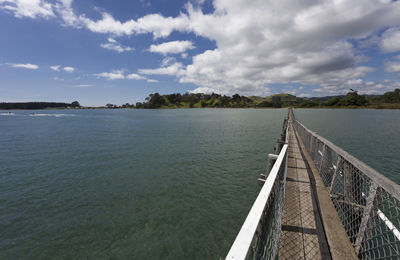 Panoramic view of sea against sky