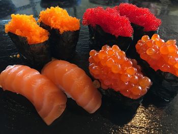 Close-up of sushi