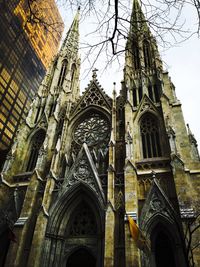 Low angle view of church