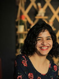 Portrait of a smiling young woman