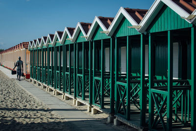 Built structure against blue sky