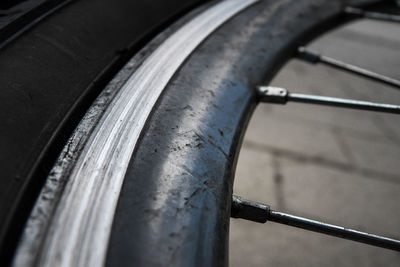 Close-up of rusty metal