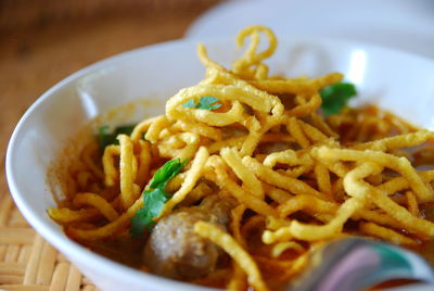 Close-up of food in bowl