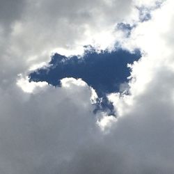 Low angle view of clouds in sky