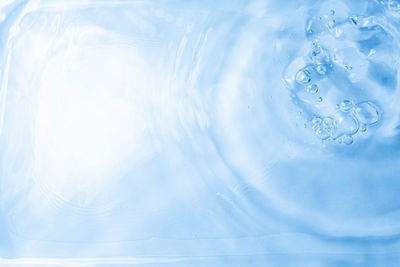 Full frame shot of glass with water