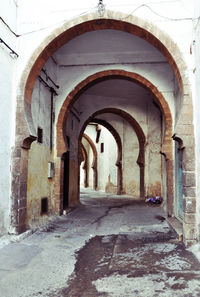 Corridor of historic building