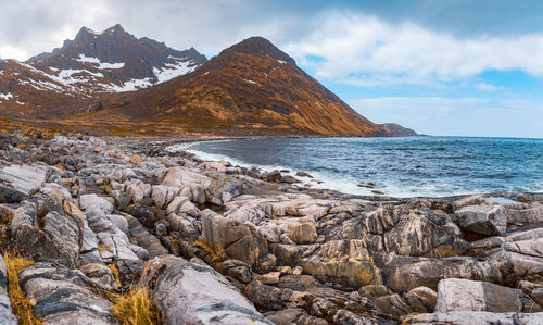 Scenic view of beach