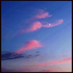 Low angle view of cloudy sky