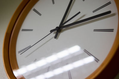 Close-up of clock