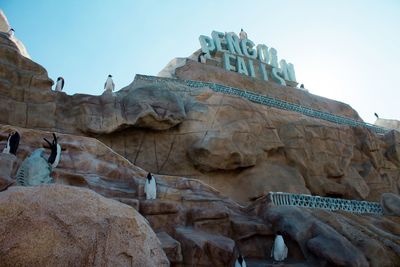 Low angle view of a temple