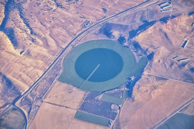 Aerial view of landscape