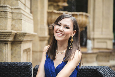 Young woman looking away