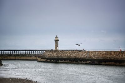 View of lighthouse against sky