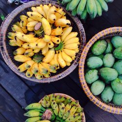 Fruits for sale in market