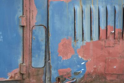 Close-up of rusty metal