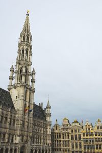 Low angle view of buildings against sky