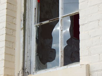 Close-up of window