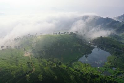 Scenic view of landscape against sky