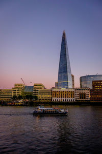 View of city at waterfront