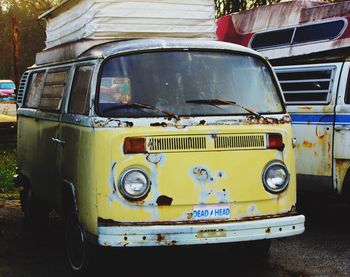 Abandoned car