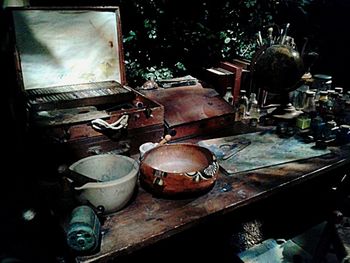 Close-up of old building