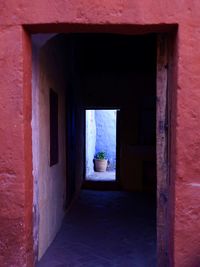Red and blue in santa catalina monastery