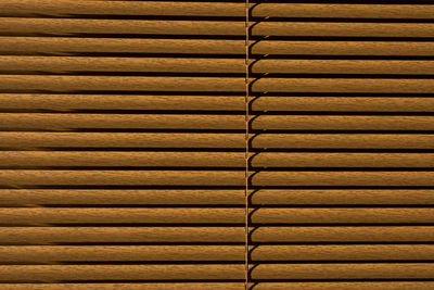 Full frame shot of wooden blind