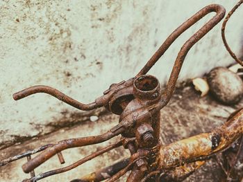 Close-up of rusty metal